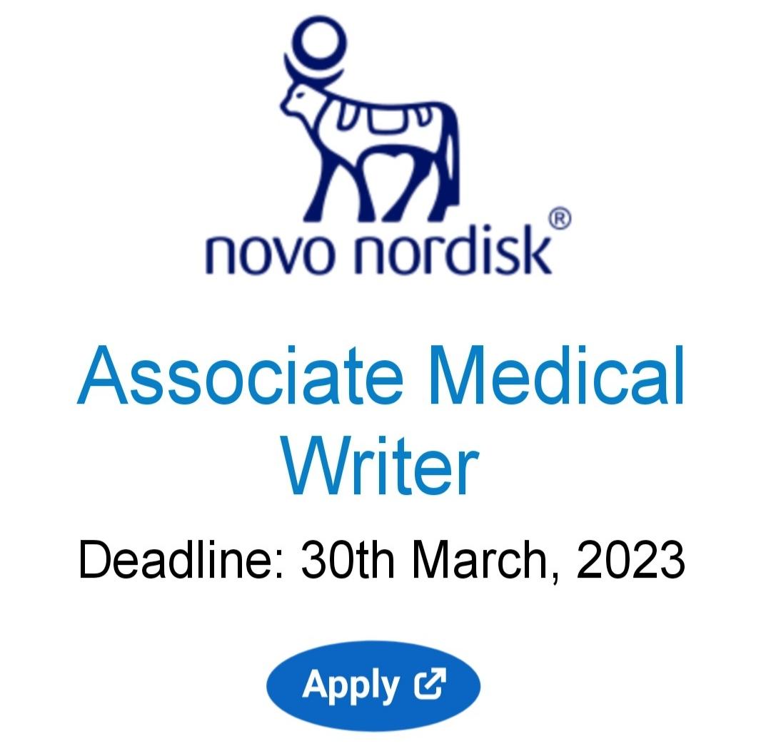 Novo Nordisk Job Vacancy For Associate Medical Writer Apply Now   IMG 20230319 175250 