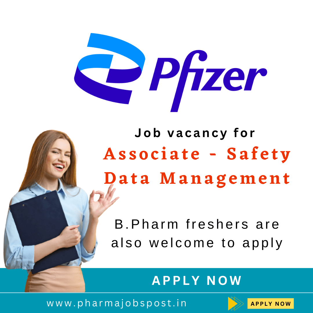 pfizer-associate-safety-data-management-job-vacancy-b-pharm