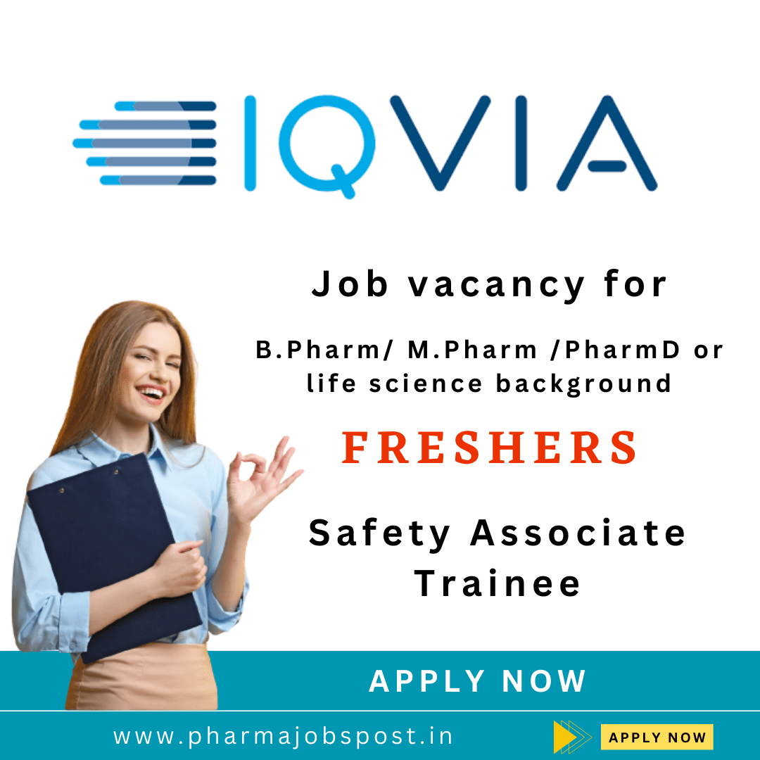 IQVIA Is Hiring FRESHERS For Safety Associate Trainee @ Kolkata ...