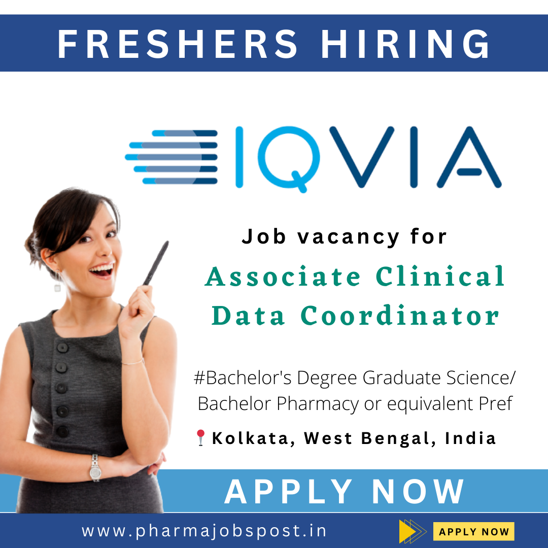 Iqvia Hiring Bachelor S Degree Graduate Science Bachelor Pharmacy Or Equivalent For Associate