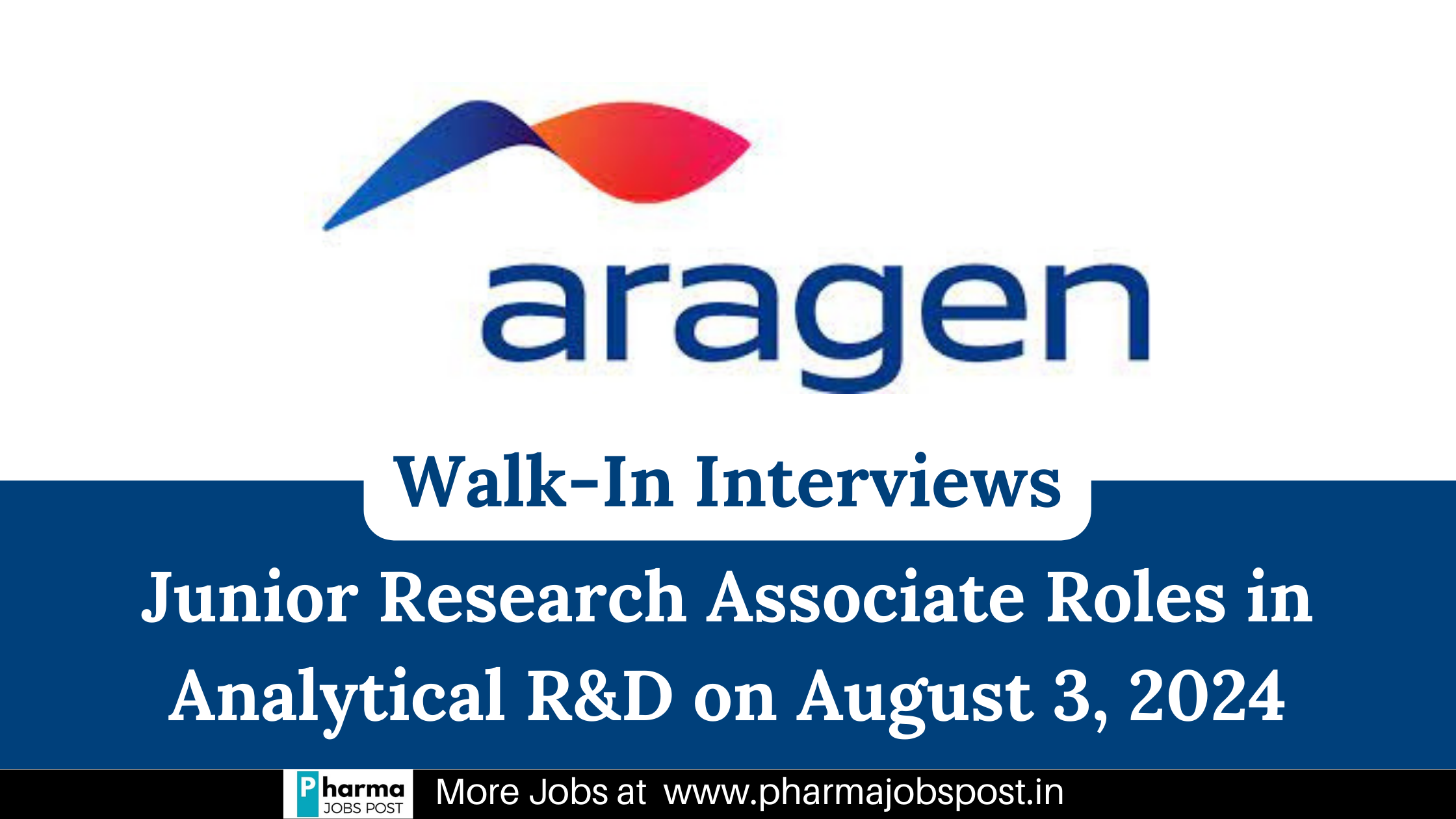 Join Aragen's Upcoming Walk-In Drive for Junior Research Associate ...