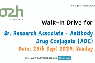 O2h discovery walk-in interview advertisement