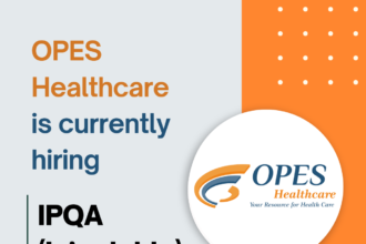 a advertisement for OPES Healthcare company