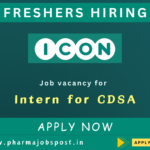 ICON Inc hiring Intern for CDSA advertisement