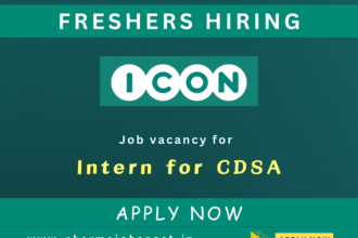 ICON Inc hiring Intern for CDSA advertisement