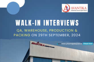 Avantika Medex walk-in interview
