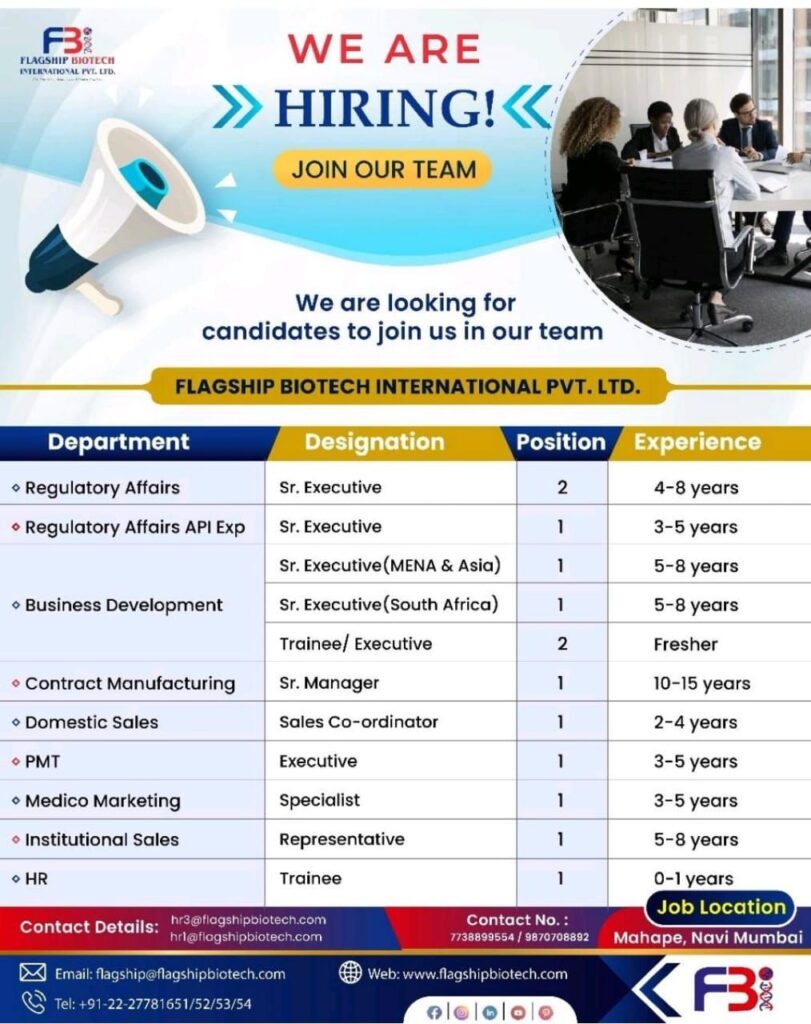 Flagship Biotech's Regulatory Affairs Team