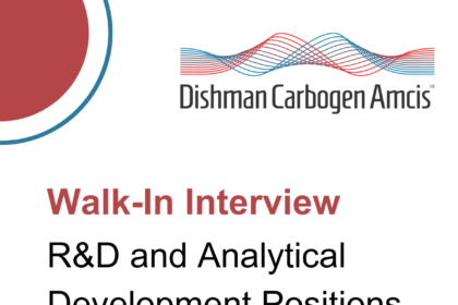Dishman Carbogen Amcis Ltd is conducting a walk-in interview
