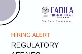 Regulatory Affairs Jobs - Cadila Pharma Hiring | Cadila Pharmaceuticals