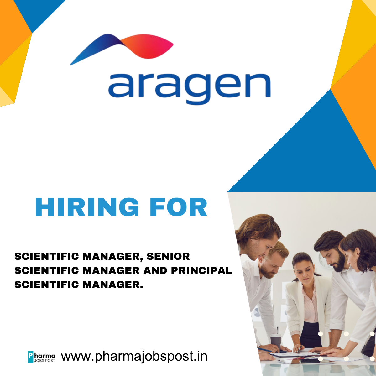 Aragen Life science hiring for Scientific Manager, Senior Scientific ...