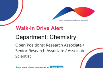 Aragen Lifesciences Walk-In Drive Alert @ Bangalore