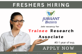 Jubilant Biosys now hiring Freshers