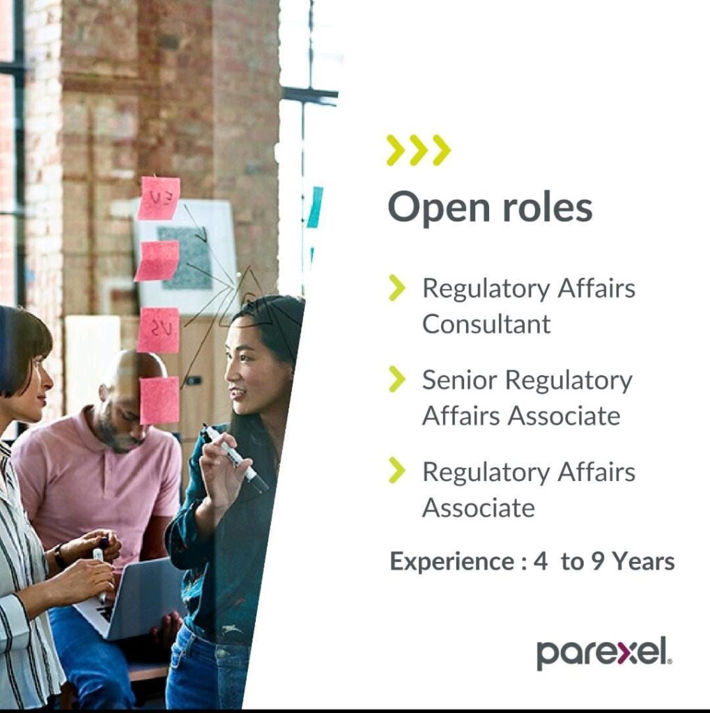 Parexel Walk-In Drive in Bengaluru for exciting CMC- Biologics roles! Regulatory Affairs