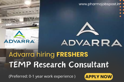 Freshers Hiring for TEMP Research Consultant | Advarra Bengaluru