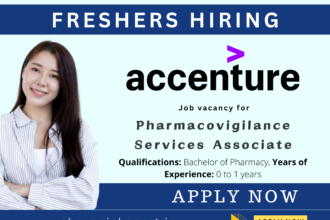 Pharmacovigilance Services Associate | Freshers Job at Accenture