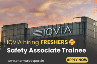 IQVIA is Hiring: Safety Associate Trainee Position