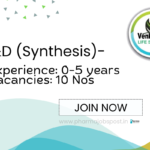 Venkatasai Life Sciences Hiring for Multiple Roles in R&D (Synthesis)