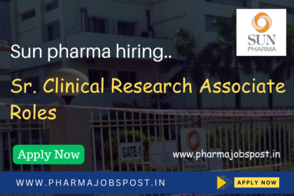 Sr. Clinical Research Associate Roles at Sun Pharmaceutical