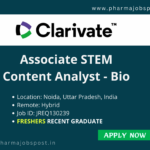 Clarivate Hiring Fresh Graduates for STEM Analyst Position