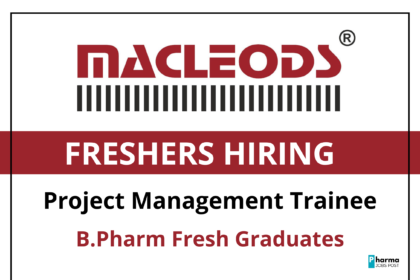 Macleods Pharmaceuticals Ltd. Invites Female B.Pharm Fresh Graduates