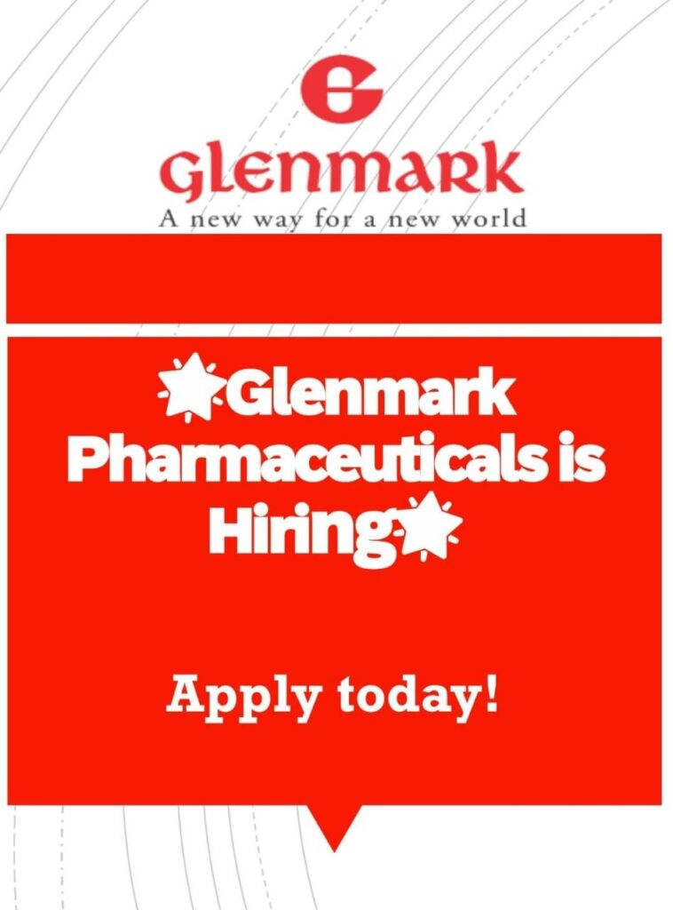 Glenmark Pharmaceuticals is Hiring Quality Control Analysts