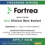 Fortrea Hiring Freshers
