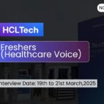 HCLTech WALK - IN Interview for Freshers