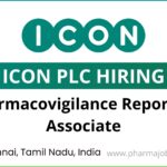 ICON Plc Pharmacovigilance Reporting Associate job
