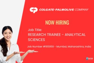 Colgate-Palmolive Research Trainee Jobs