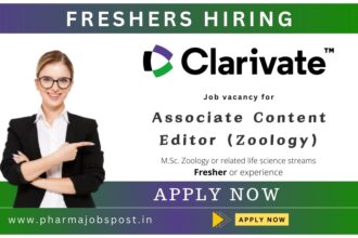 Clarivate Hiring Fresh Talent