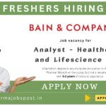 Entry-Level Analyst: Healthcare Jobs at Bain & Company