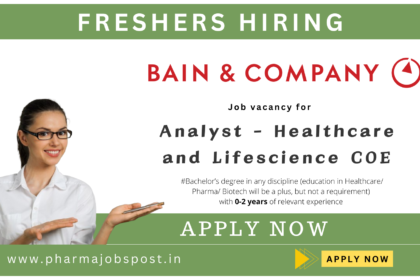 Entry-Level Analyst: Healthcare Jobs at Bain & Company