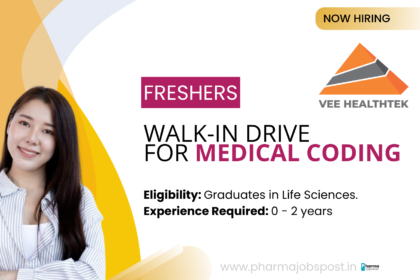 Medical Coding Freshers at Vee Healthtek