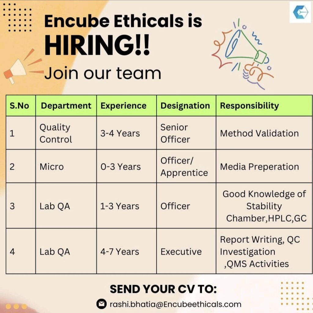 Advance Your Career in Pharmaceuticals