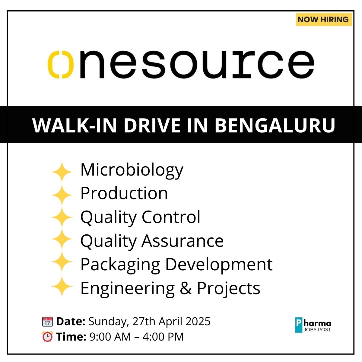 OneSource Specialty Pharma Announces Walk-in Drive
