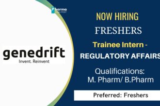 Genedrift is Hiring Regulatory Affairs Intern Trainees – Apply Now!