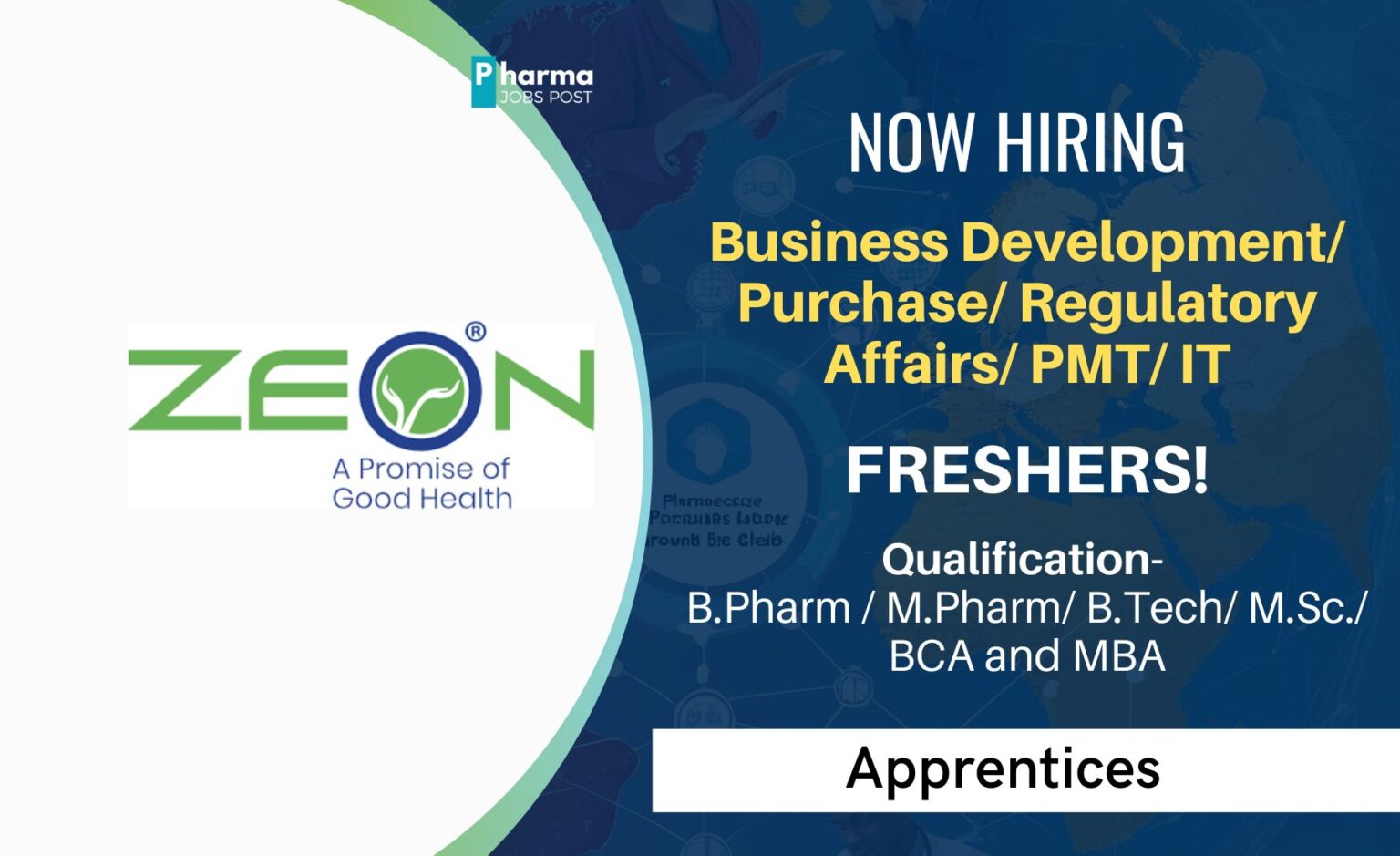 Zeon Lifesciences Ltd Is Hiring Apprentices