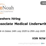 Associate Medical Underwriter – Freshers Wanted at eNoah iSolution