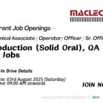 Macleods Pharmaceuticals Walk-In Interview
