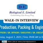 Walk-In at BE Limited: Multiple Openings