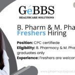 Gebbs Healthcare Hiring CPC-Certified Freshers