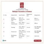 Unique Pharmaceutical Laboratories Hiring | QA, QC, Production, Packing & Warehouse Jobs