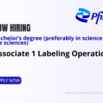 Pfizer Hiring Associate 1 – Labeling Operations in Chennai