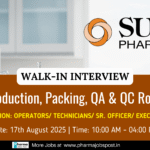 Sun Pharma Paonta Sahib Hiring – Walk-In Interview