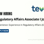 Teva Pharmaceuticals Regulatory Affairs Associate I Job in Bangalore