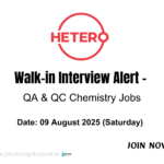 Hetero Labs | QA & QC Chemistry Jobs