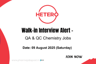 Hetero Labs | QA & QC Chemistry Jobs