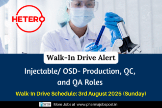 Hetero Pharma Hiring in Jadcherla – Attend Walk-In Interviews