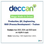Mega Walk-in Drive at Deccan Fine Chemicals | Jobs for Freshers in Chemistry & Engineering