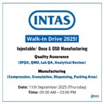 Intas Pharmaceuticals Walk-In Drive Ahmedabad